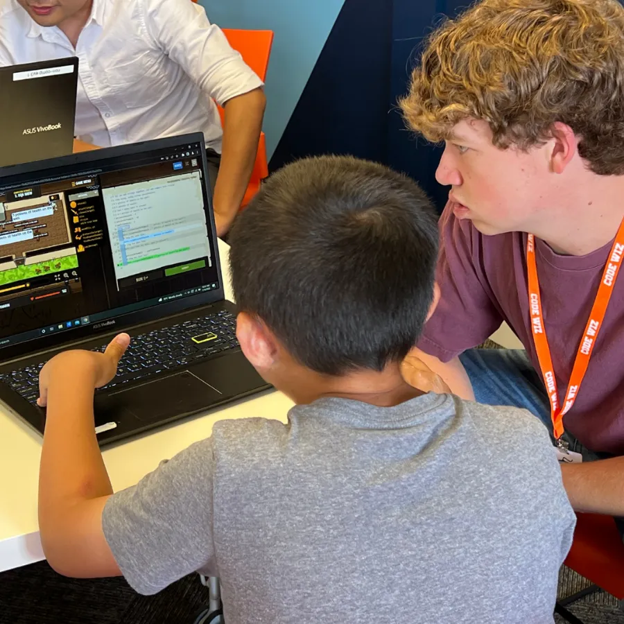 A student building a Roblox game